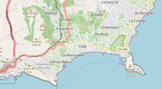 Gastronomie Immobilie auf Karte