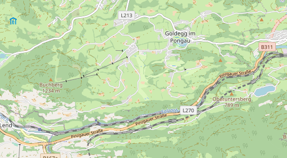 Gastronomie Immobilie auf Karte