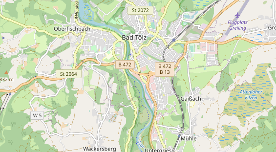 Gastronomie Immobilie auf Karte