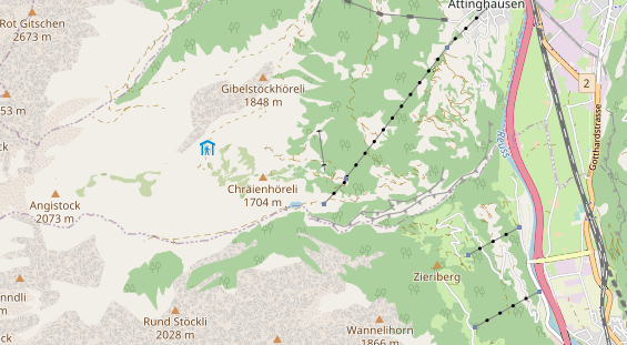 Hotel Immobilie auf Karte