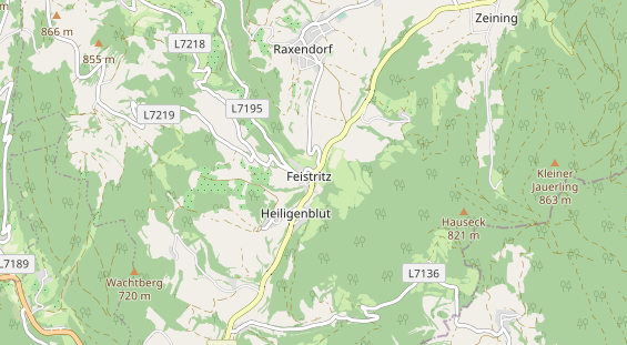 Gastronomie Immobilie auf Karte