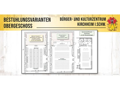 Hotel Immobilien - Betriebsart: Gaststätte - Deutschland - Bürger- und Kulturzentrum des Marktes Kirchheim i.Schw.