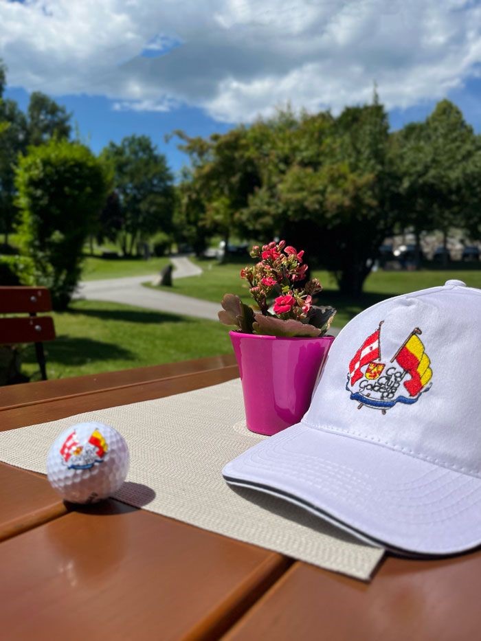 Hotel kaufen pachten - Ausblick von der Terrasse - Golfrestaurant Goldegg 