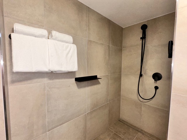 Hotel kaufen pachten: Dusche in Badezimmer - Kernsaniertes Boutique-Hotel in Tirol – Naturparkregion Reutte, sofort betriebsbereit