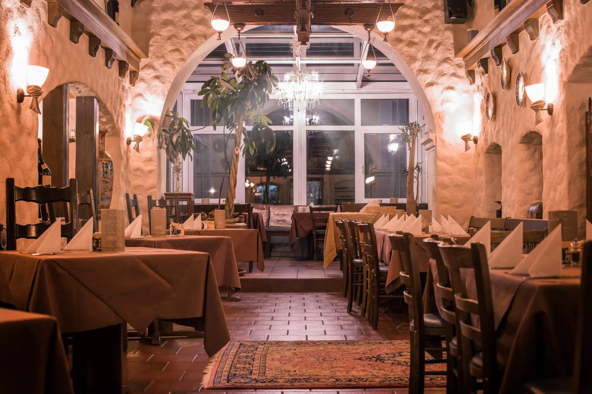Hotel Immobilien - Blick  ins Restaurant - Hotel Sankt Paulushof