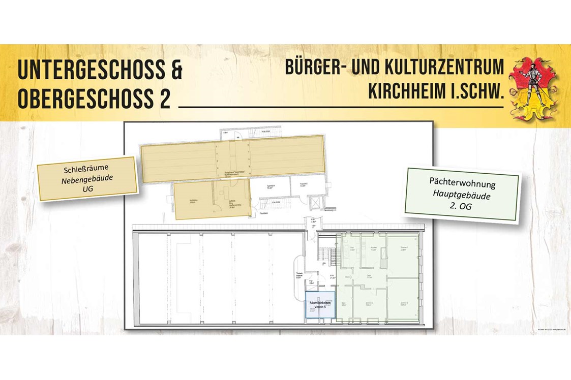 Gastronomie kaufen pachten: Bürger- und Kulturzentrum des Marktes Kirchheim i.Schw.