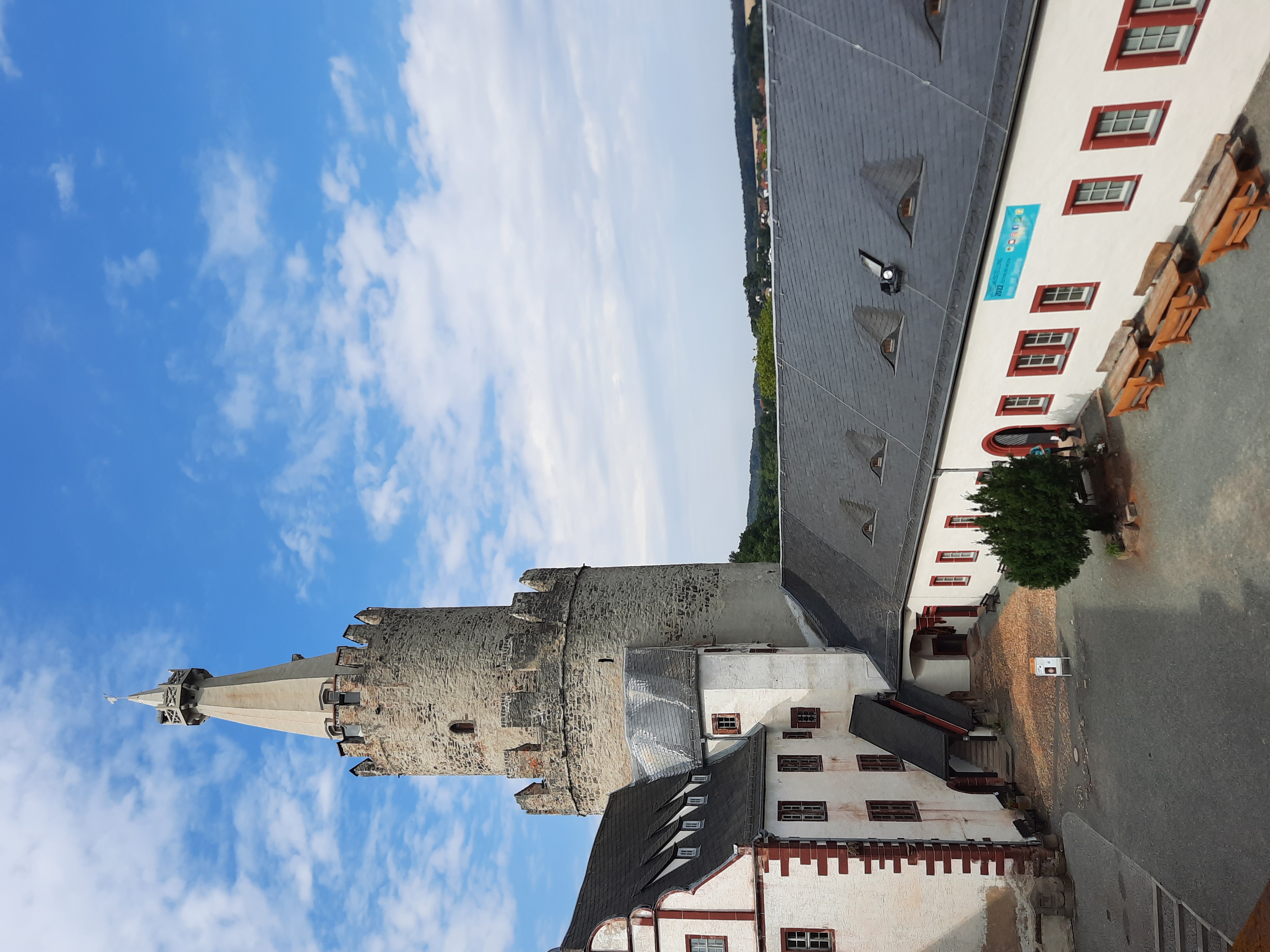 Hotel Immobilien - Landeszuordnung: Deutschland - Weida - Ansicht Burghof - Kleine Wirtschaft Osterburg in Weida