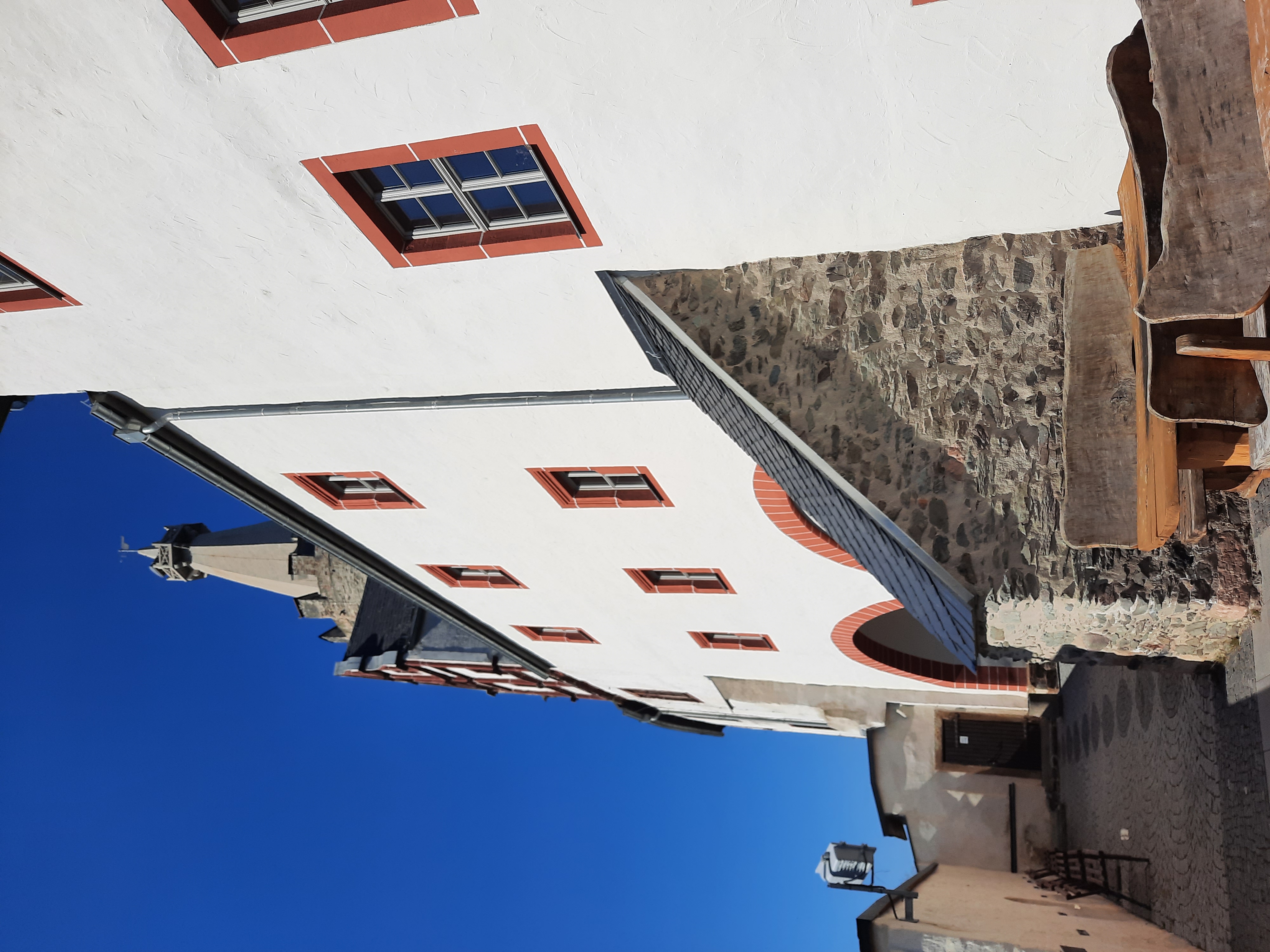 Hotel Immobilien - Landeszuordnung: Deutschland - Weida - Zugang zur Terrasse - Kleine Wirtschaft Osterburg in Weida