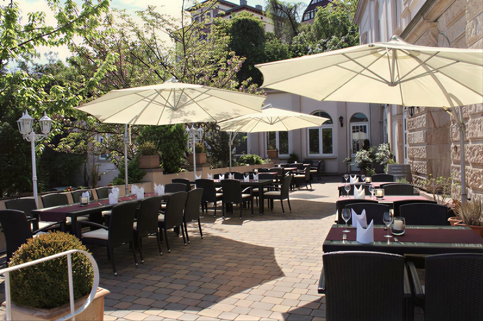 Gastronomie kaufen pachten: Terrasse - Weinstube Zwockelsbrück